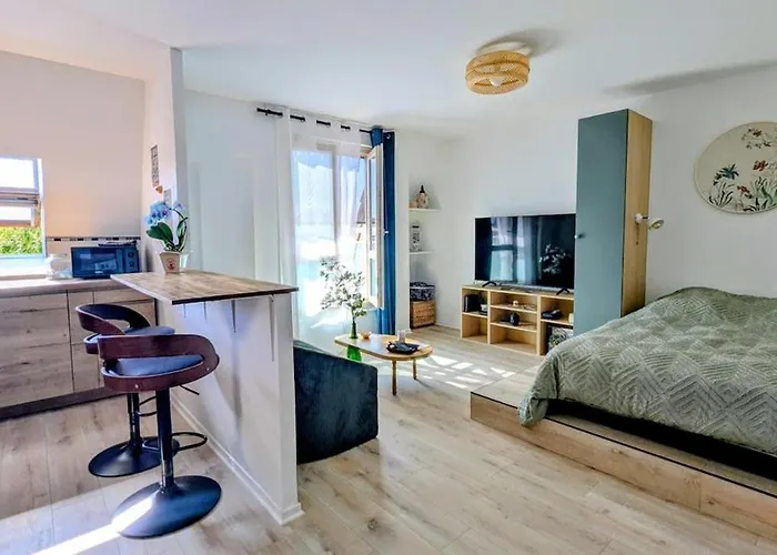 Zen - 5 Minutes Du Centre-ville, Parking Gratuit דירה